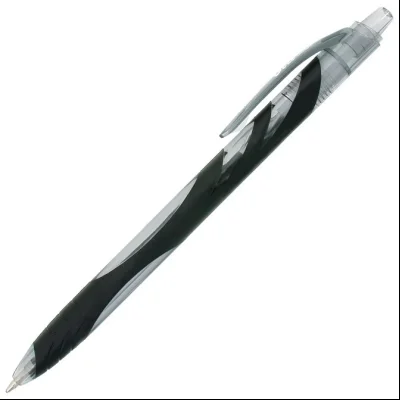 Olovka hemijska 1,0mm sa gumiranim telom (uložak crni) Ola Zebra 13941 crna