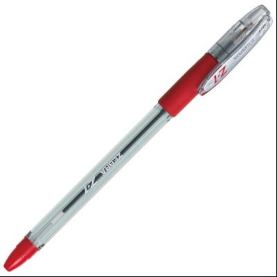 Olovka hemijska 0,7mm sa gumenim gripom (uložak crveni) Z-1 Zebra 24163 crvena