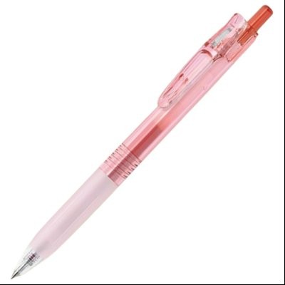 Roler gel 0,5mm sa gumenim gripom Sarasa Clip BioTube (uložak crveni) Zebra 63713 providno crveni