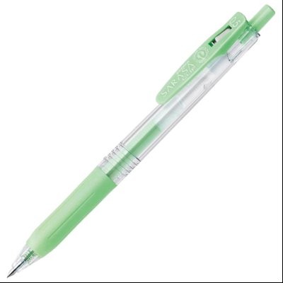 Roler gel 0,5mm sa gumenim gripom Sarasa Clip Milk (uložak pastelno zeleni) Zebra 35044 pastelno zeleni