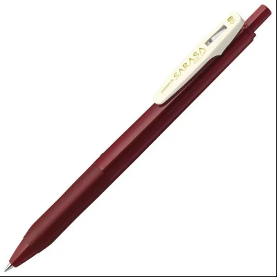 Roler gel 0,5mm sa gumenim gripom Sarasa Clip Vintage (uložak bordo) Zebra 69313 bordo