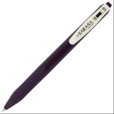 Roler gel 0,5mm sa gumenim gripom Sarasa Clip Vintage2 (uložak ljubičasti) Zebra 69310 ljubičasti