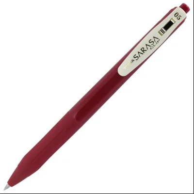 Roler gel 0,5mm sa gumenim gripom Sarasa Clip Vintage2 (uložak crveni) Zebra 69318 crveni