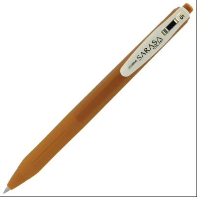 Roler gel 0,5mm sa gumenim gripom Sarasa Clip Vintage2 (uložak tamno žuti) Zebra 69319 tamno žuti