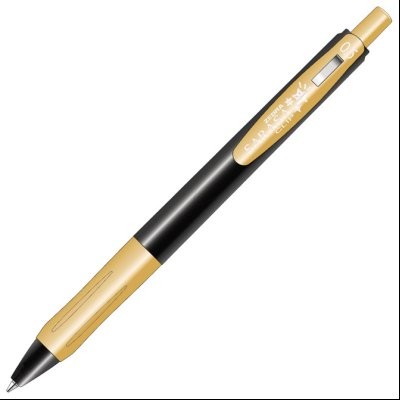 Roler gel 0,5mm sa gumenim gripom Sarasa Clip Decoshine (uložak zlatni) Zebra 37858 zlatni