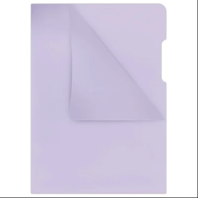 Fascikla "L" u boji 180my pp A4 sjajna pk100 Donau 1784095PL-23 ljubičasta