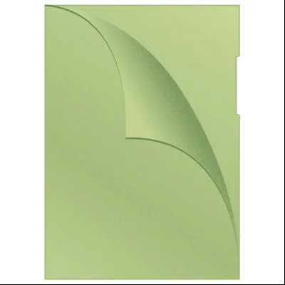 Fascikla "L" u boji 120my pp A4 mat pk100 Q-Connect Donau KF00309 zelena