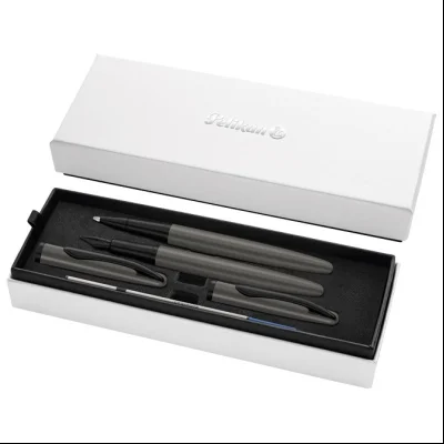 Set nalivpero+roler Jazz Noble Elegance+poklon kutija G25 Pelikan 826945 sivi