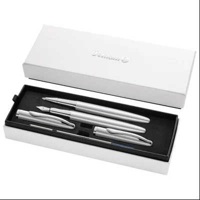 Set nalivpero+roler Jazz Noble Elegance+poklon kutija G25 Pelikan 826938 srebrni
