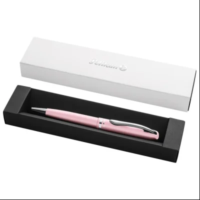Olovka hemijska Jazz Pastel K36+poklon kutija G24 uložak plavi Pelikan 827034 pastelno roze