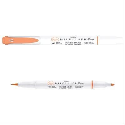Flomaster obostrani 0,5/4mm Mildliner Brush&Marker Zebra 79590 kajsija