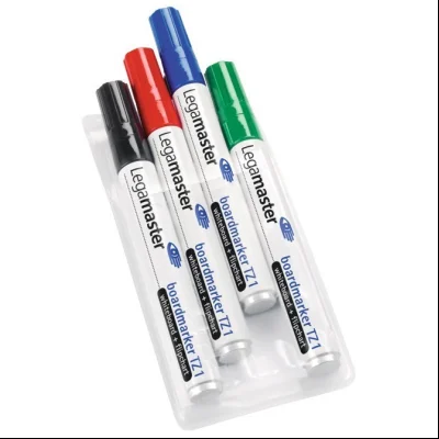 Marker za belu tablu/flipchart okrugli vrh 1,5-3mm 4boje TZ1 Legamaster 7-110094