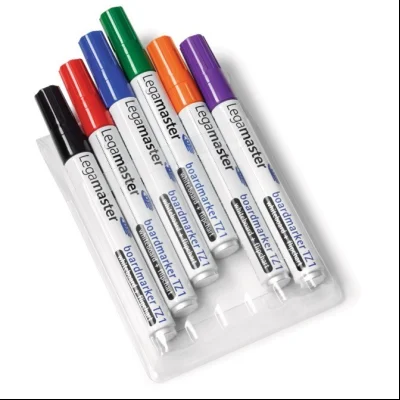 Marker za belu tablu/flipchart okrugli vrh 1,5-3mm  6boja TZ1 Legamaster 7-110096