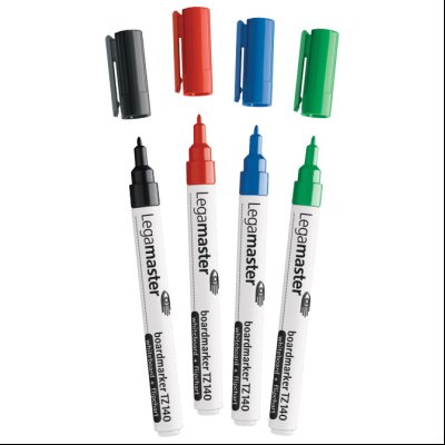 Marker za belu tablu/flipchart okrugli vrh 1mm 4boje TZ140 Legamaster 7-114094