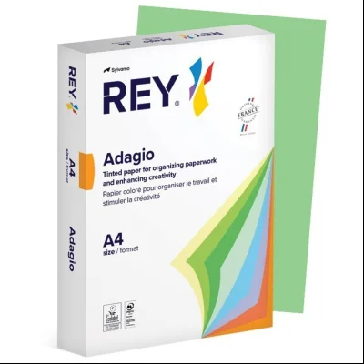 Papir Copy Rey Adagio A4  80g pk500 Sylvamo 41 svetlo zeleni (leaf green)
