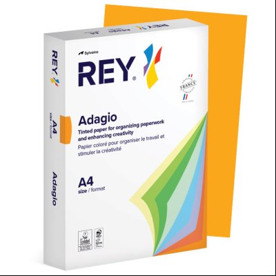 Papir Copy Rey Adagio A4  80g pk500 Sylvamo 70 narandžasti (pumpkin)