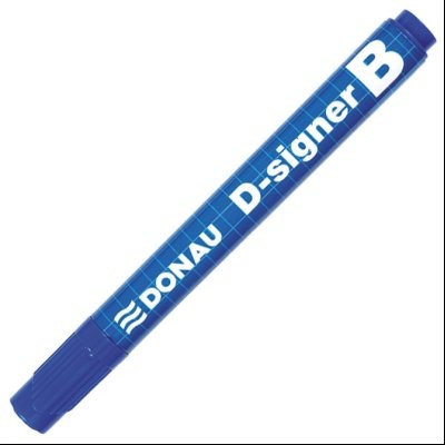 Marker za belu tablu okrugli vrh 2-4mm D-signer B Donau 7372001-10PL plavi