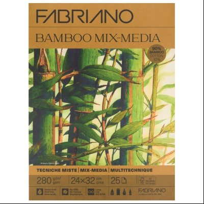 Blok Bamboo Mixed Media 24x32cm 25L 280g Fabriano 19100728