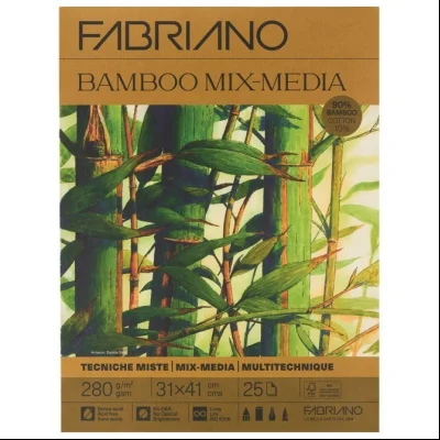 Blok Bamboo Mixed Media 31x41cm 25L 280g Fabriano 19100729