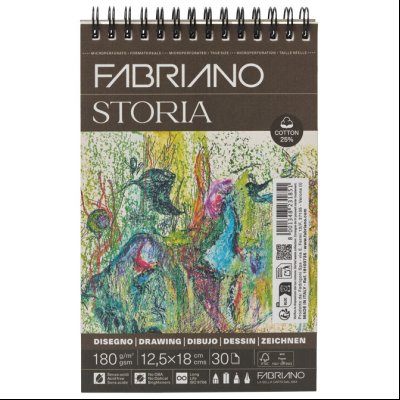 Blok Storia spirala 12,5x18cm 30L 180g Fabriano 19100735