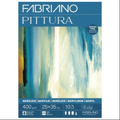 Blok Pittura Acrilico 25x35cm 400g 10L (cold pressed/grana fina) Fabriano 19100835