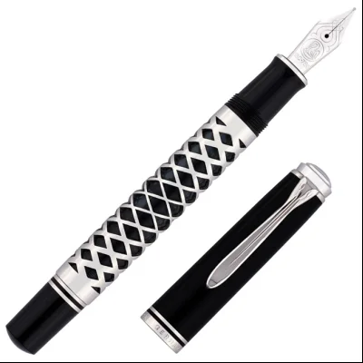 Nalivpero Metal Sleeve G M805 (M) u specijalnoj poklon kutiji Pelikan 400205961 crno-sivo