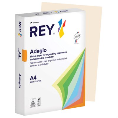 Papir Copy Rey Adagio A4 160g pk250 Sylvamo 93 krem (ivory)