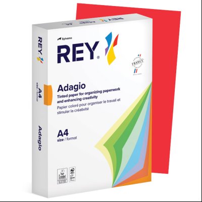 Papir Copy Rey Adagio A4  80g pk500 Sylvamo 22 crveni (red)
