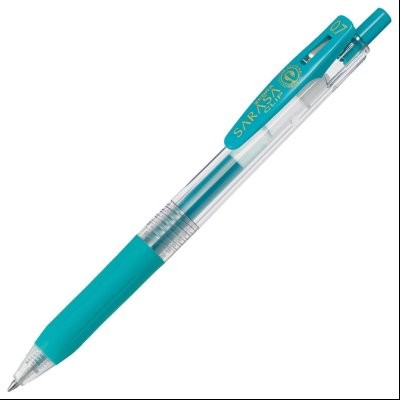 Roler gel 0,7mm sa gumenim gripom Sarasa Clip (uložak tirkizni) Zebra 45142 tirkizni