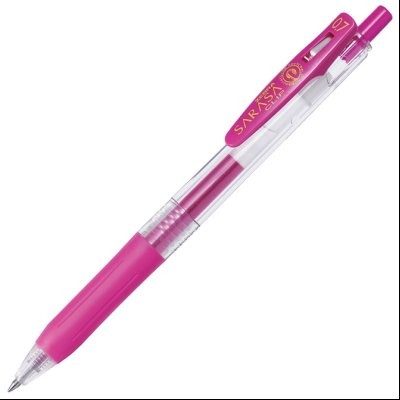 Roler gel 0,7mm sa gumenim gripom Sarasa Clip (uložak roze) Zebra 45147 roze