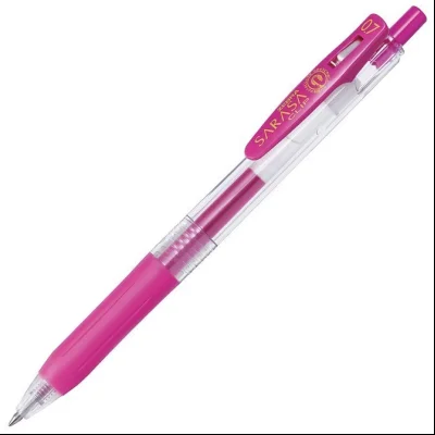 Roler gel 0,7mm sa gumenim gripom Sarasa Clip (uložak roze) Zebra 45147 roze
