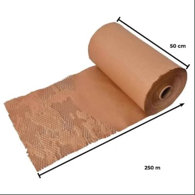 Papir pak/3D-Saće rolna 80g 50cmx250m Bi Wrap BWRV 50250 2 natur
