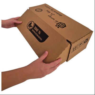 Papir pak/3D-Saće rolna 80g 38cmx100m u kutiji Bi Wrap BWBV 38100 2 natur