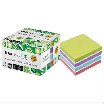 Blok samolepljiv kocka 75x75mm 450L UPM 5654-96UR neon-5boja