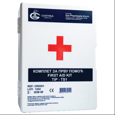 Ormarić za prvu pomoć TS-1 ABS plastični OR0501 Galenika 21179 belo-plavi