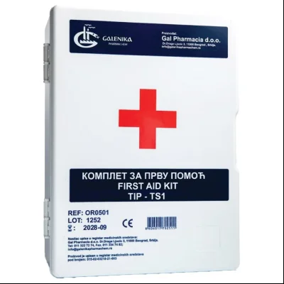 Ormarić za prvu pomoć TS-1 ABS plastični OR0501 Galenika 21179 belo-plavi