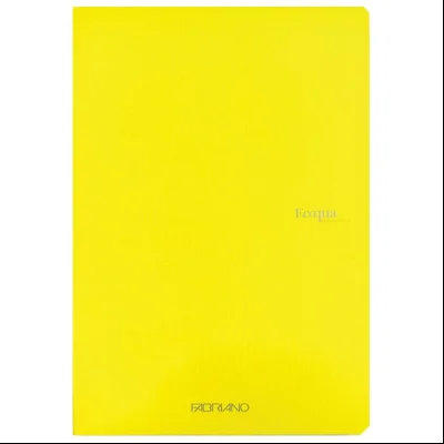 Sveska meki povez A5 tačke 40L 90g EcoQua Fabriano 19140107 limun žuta (limone)