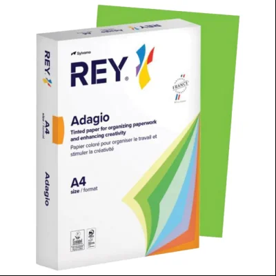 Papir Copy Rey Adagio A4  80g pk500 Sylvamo 52 zeleni verde (deep green)
