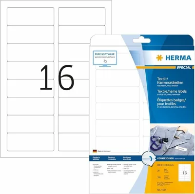 ID etikete 88,9X33,8 A4/16 1/20, bela