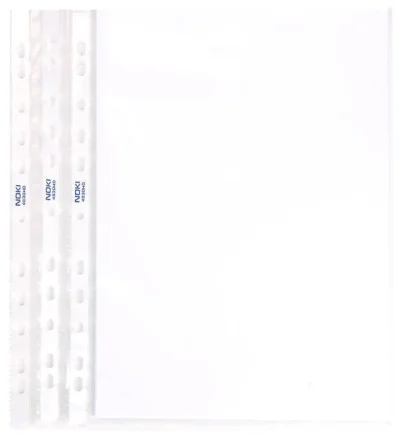 Folije "U" sa perforacijom crystal A4+ 1/100, 60my maxi size (238x300)