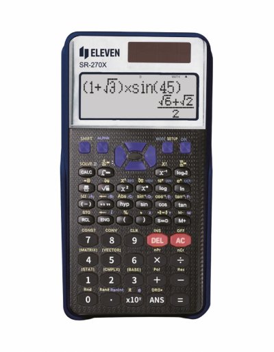 Tehnički kalkulator ELEVEN SR-270XE, 417 funkcija, 2-redni displej