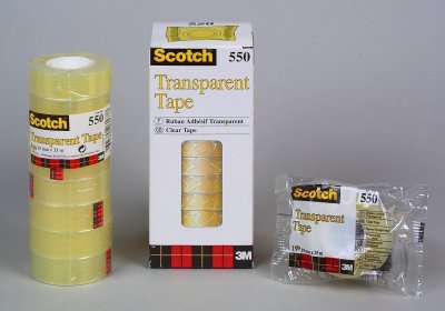 Lepljiva traka Scotch Transparent 550, 19mm x 33m, 1/1