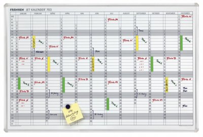 Godišnja planer tabla JK 703, 60x90, 12 meseci