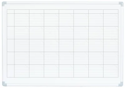 Mesečna planer tabla 60x90 cm / sedmodnevna radna nedelja