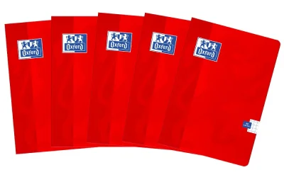 Sveska A4 Oxford 60 lista Esse, 90g, optički papir, margine crvena