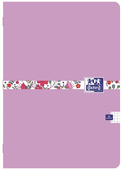 Sveska A4 Oxford 60 lista Floral, 90g, optički papir, margine