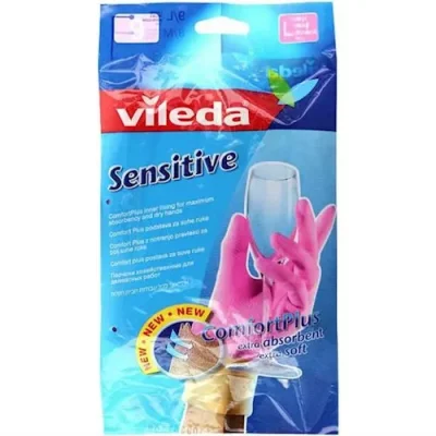 Vileda Gumene Rukavice L/9 – Prijatne i izdržljive