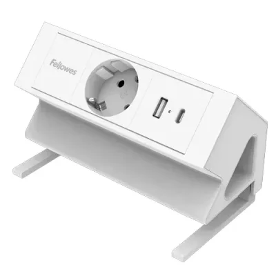 Beli stoni strujni modul Ampra™ – USB-C, utičnica