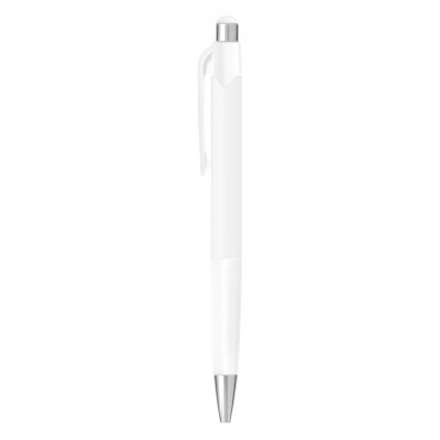 505, plastična hemijska olovka, bela