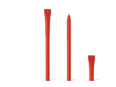 PAPIRUS, eko papirna hemijska olovka, crvena